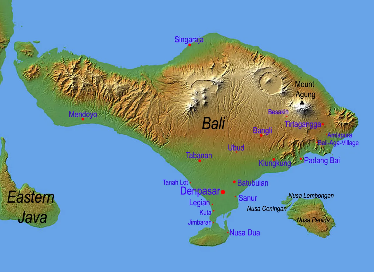 Bali: stadszicht en belangrijkste bezienswaardigheden