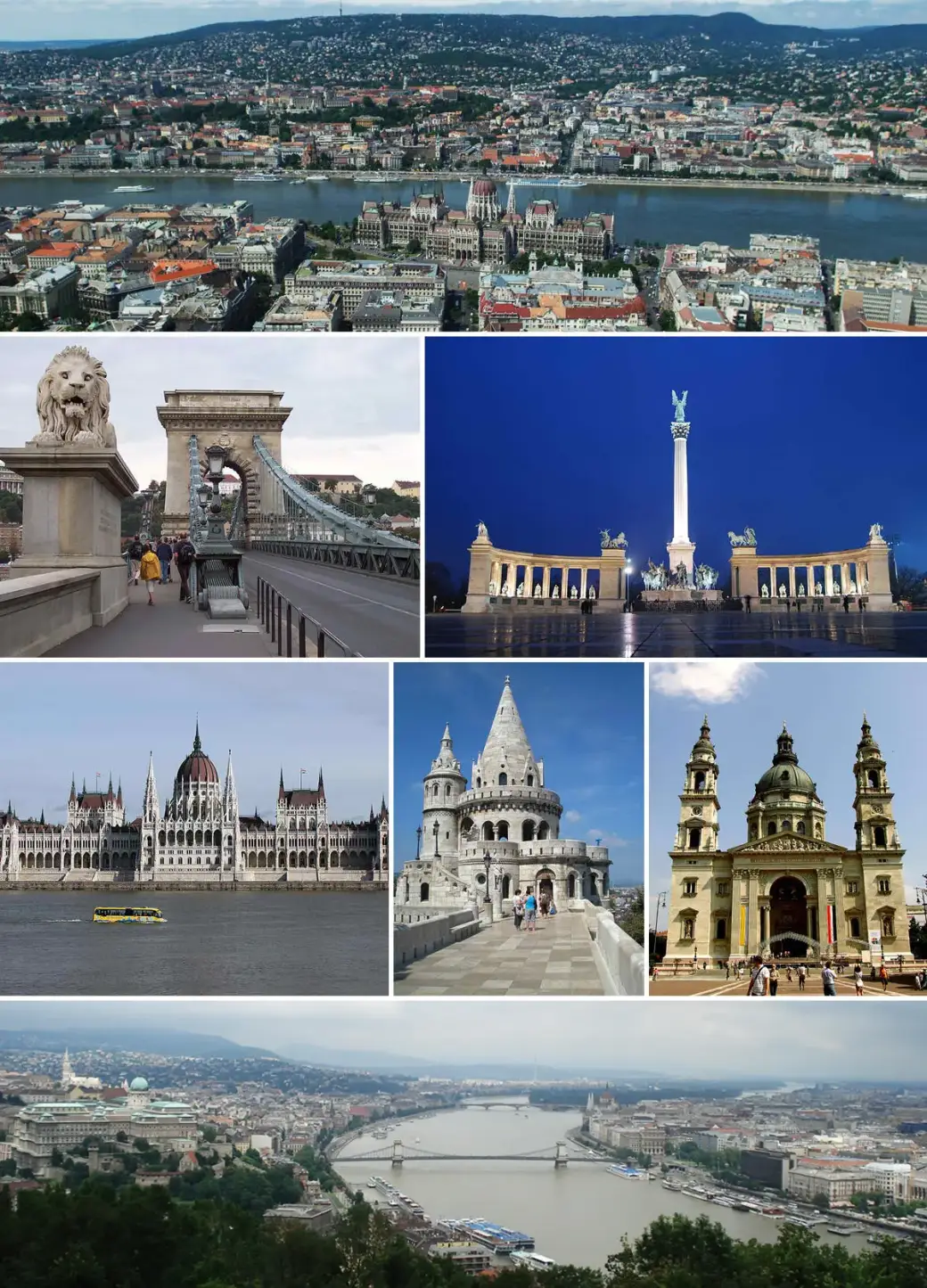 Budapest: vista de la ciudad y principales lugares que ver
