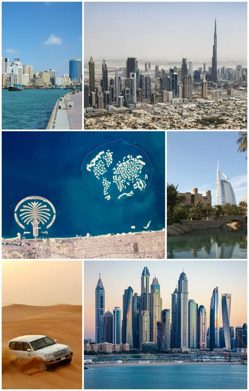 Dubai: veduta della città e principali luoghi da vedere