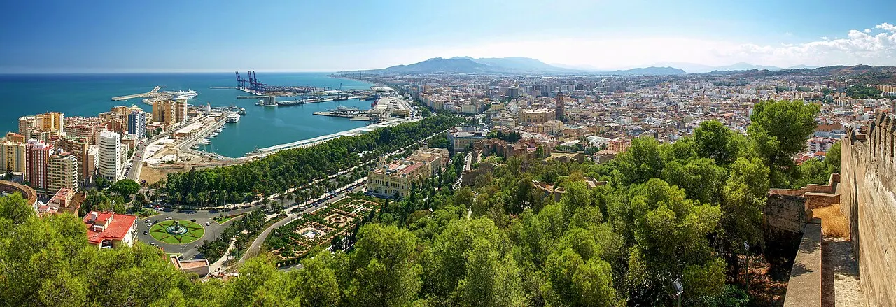 Málaga: Stadtansicht und wichtigste Sehenswürdigkeiten