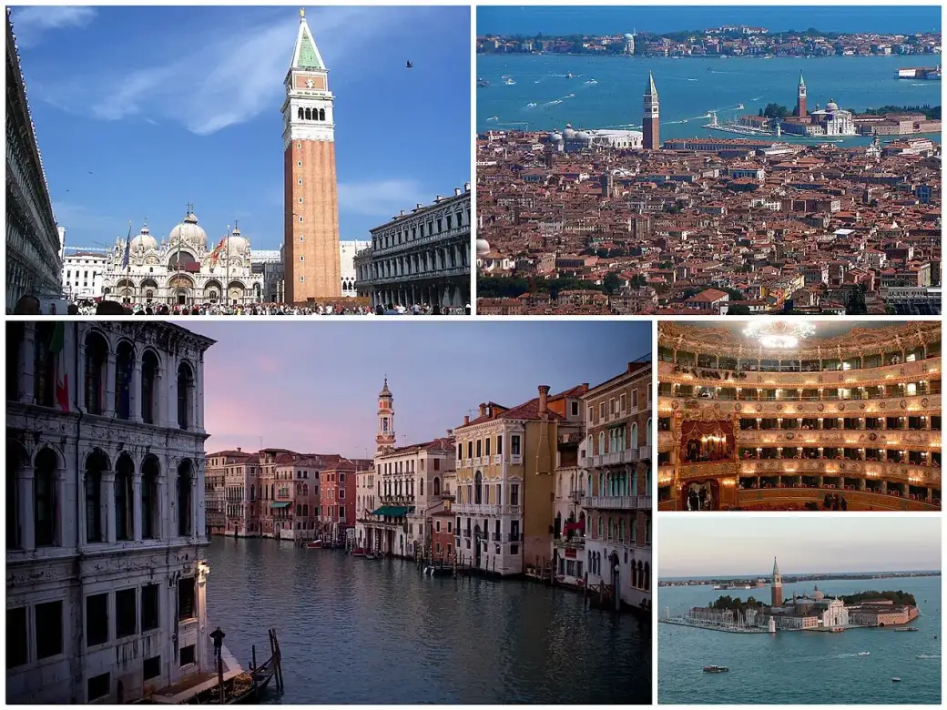 Venedig: Stadtansicht und wichtigste Sehenswürdigkeiten
