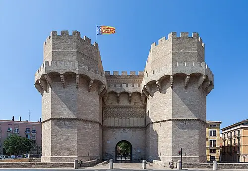 Torres de Serranos — Diego Delso (CC BY-SA 4.0) Torres de Serranos