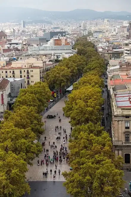 Spaziergang über La Rambla und durch die Boquería — Ralf Roletschek (GFDL 1.2) Spaziergang über La Rambla und durch die Boquería