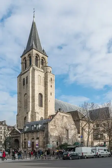 Kerk van Saint-Germain-des-Prés — DXR (CC BY-SA 3.0) Kerk van Saint-Germain-des-Prés