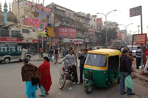 Chandni Chowk — Bahnfrend (CC BY-SA 3.0) Chandni Chowk