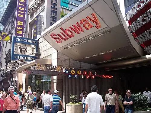 Times Square — Wikimedia Commons (Public domain) Times Square
