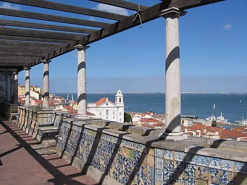 Santa Luzia Viewpoint — Wikimedia Commons (Public domain) Santa Luzia Viewpoint